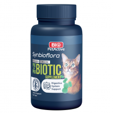 Bio PetActive Synbioflora Prebiotic and Probiotic Supplement for Cats 30g (60 Tabs), PA412, cat Supplements, Bio PetActive, cat Health, catsmart, Health, Supplements